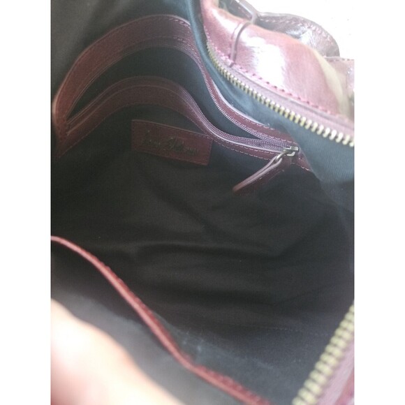 NWOT Sam Edelman Burgundy Leather Patchwork Studded Boho Shoulder Crossbody Bag - Picture 16 of 16
